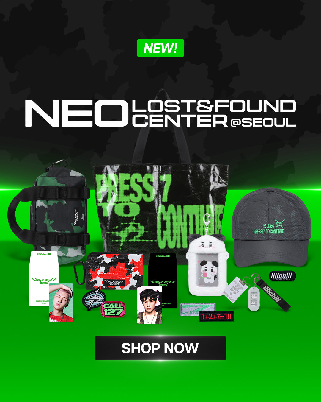 NCT 127 NEO LOST and FOUND CENTER MD - Mobile Banner