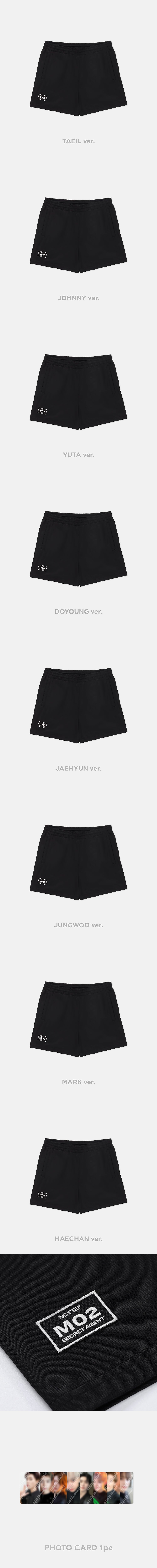 NCT 127 - Short Pants Set [2024 8th Anniversary Fanmeeting '8ECRET INVITATION' Official MD]