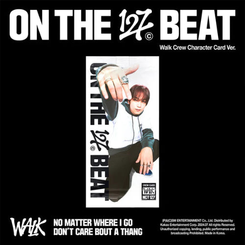 NCT 127 - WALK [6th Album - Walk Crew Character Card Ver