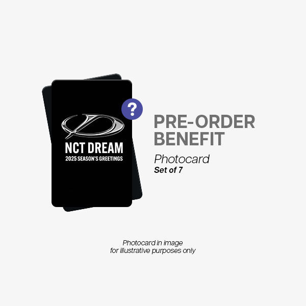 NCT DREAM 2025 Seasons Greetings - Withmuu POBs