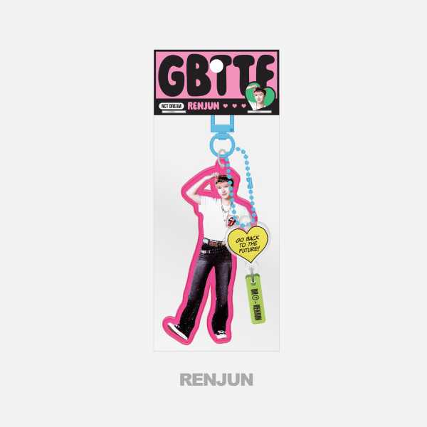 NCT DREAM Acrylic Keyring 2025 NCT DREAM POP UP TIME RIDERS Official MD - RENJUN Version