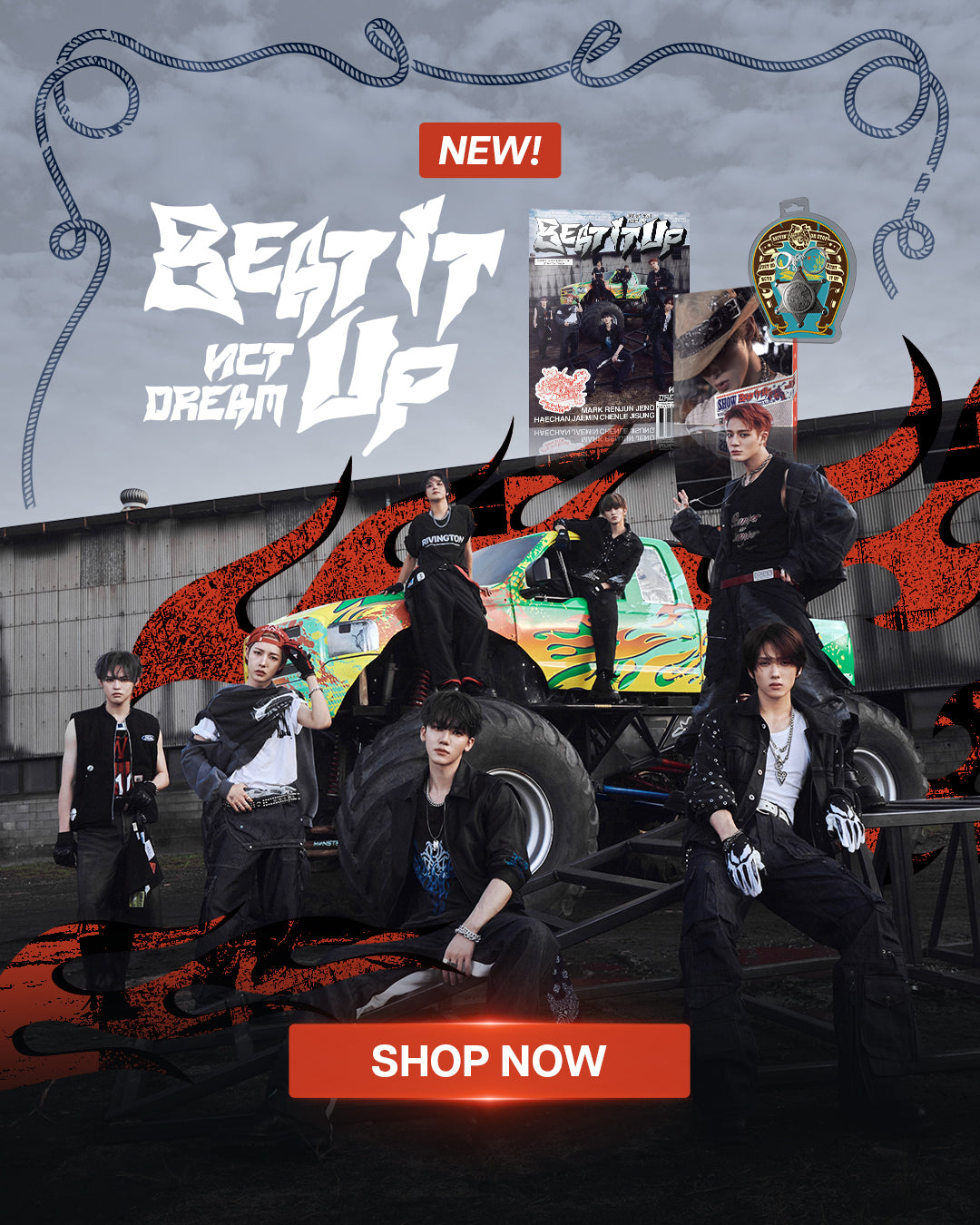 NCT DREAM Beat It Up Album - Mobile Banner