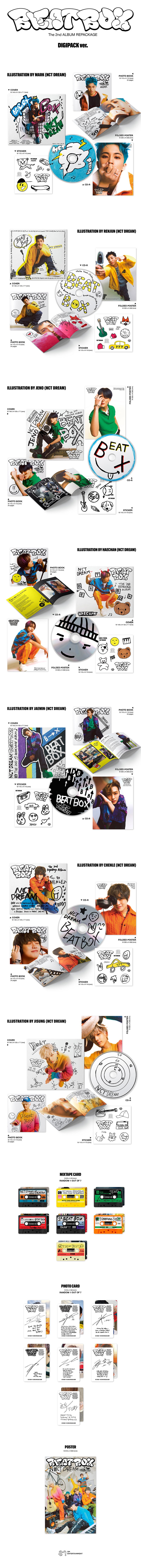 NCT DREAM - Beatbox [2nd Album Repackage - Digipack Ver.]