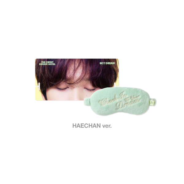 NCT DREAM Eye Mask Set 2026 NCT DREAM 10th Anniversary Party THE SWEET DREAM HOTEL POP UP Official MD HAECHAN Ver - main image
