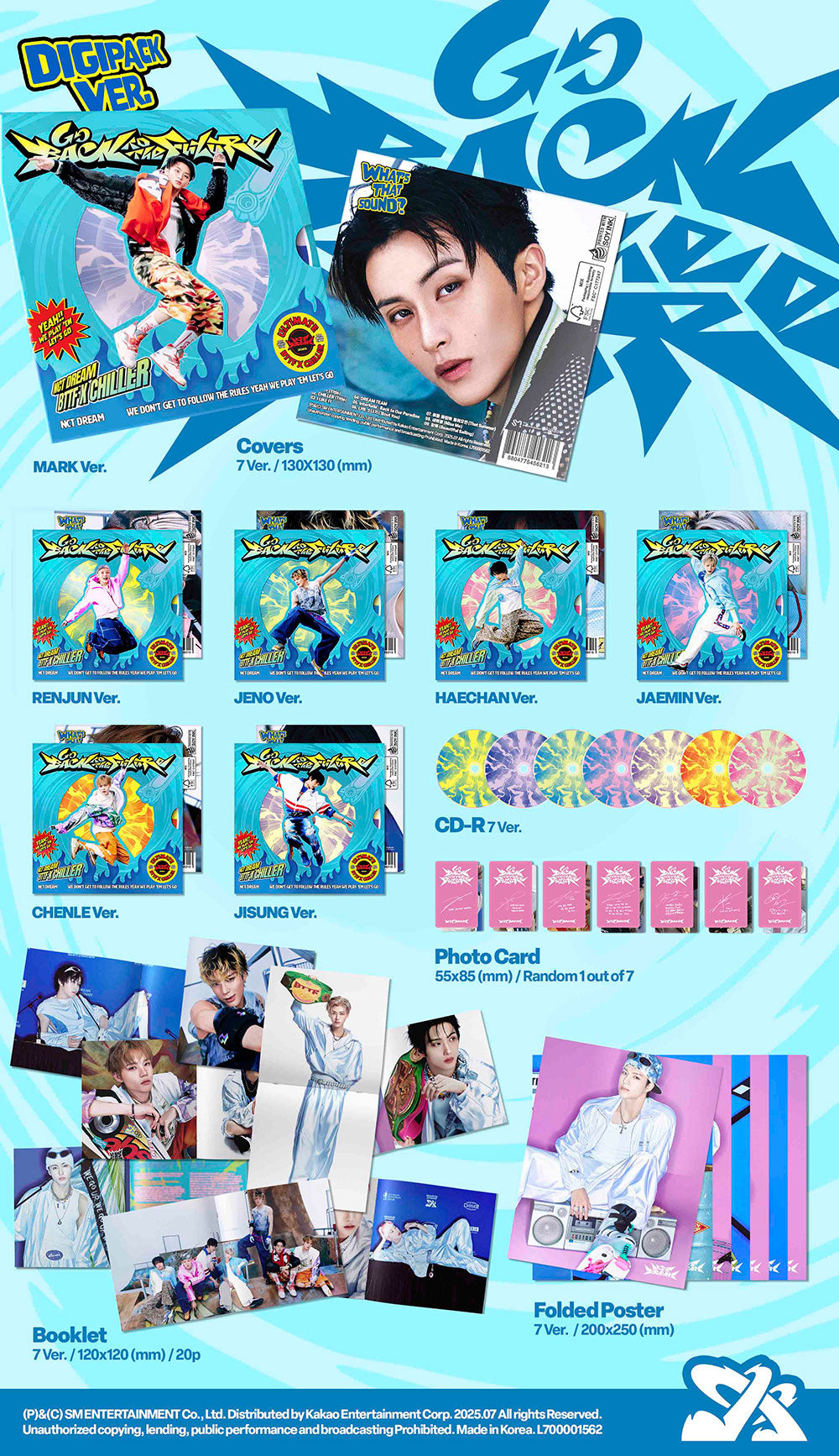 NCT DREAM Go Back To The Future 特典 8枚セット NCT DREAM - Go Back To The Future [5th Album - I AM THE