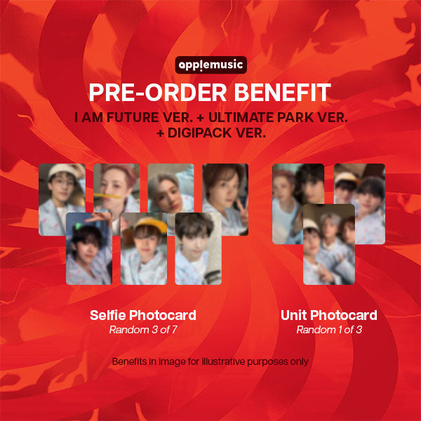 NCT DREAM Go Back To The Future 5th Album - I AM FUTURE + Ultimate Park + Digipack Set - Apple Music POBs