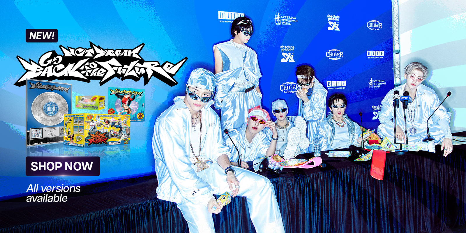 NCT DREAM Go Back To The Future Banner