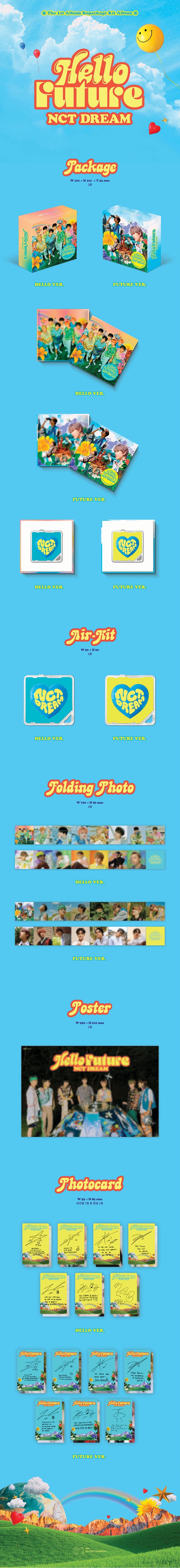 NCT DREAM - Hello Future [1st Album Repackage - KiT Ver.]