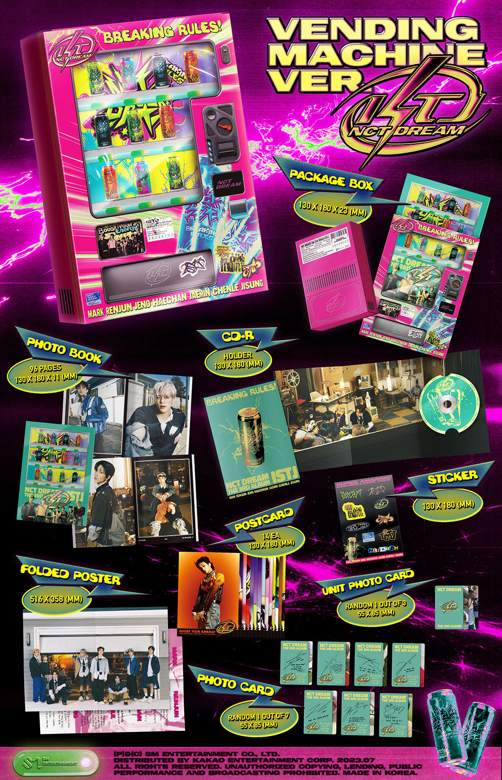 NCT DREAM - ISTJ [3rd Album - Vending Machine Ver.]