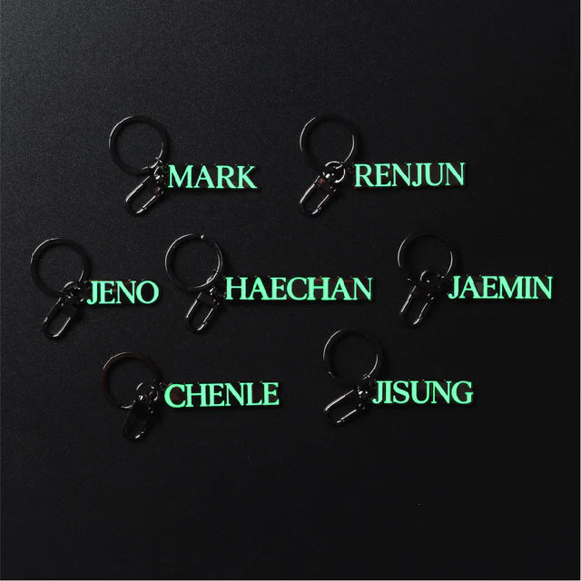 NCT DREAM Night Glow Name Key Ring NCT DREAM TOUR THE DREAM SHOW 2 In YOUR DREAM - main image