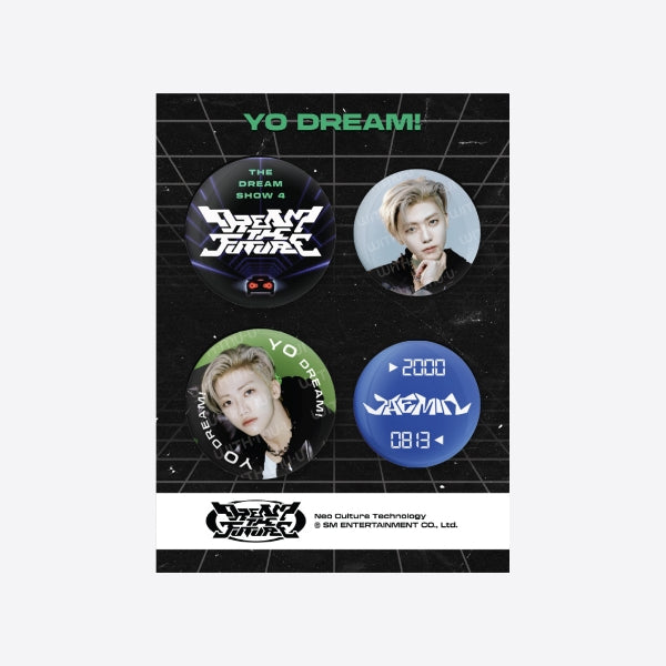 NCT DREAM Pin Button Set THE DREAM SHOW 4 DREAM THE FUTURE Official MD - main image