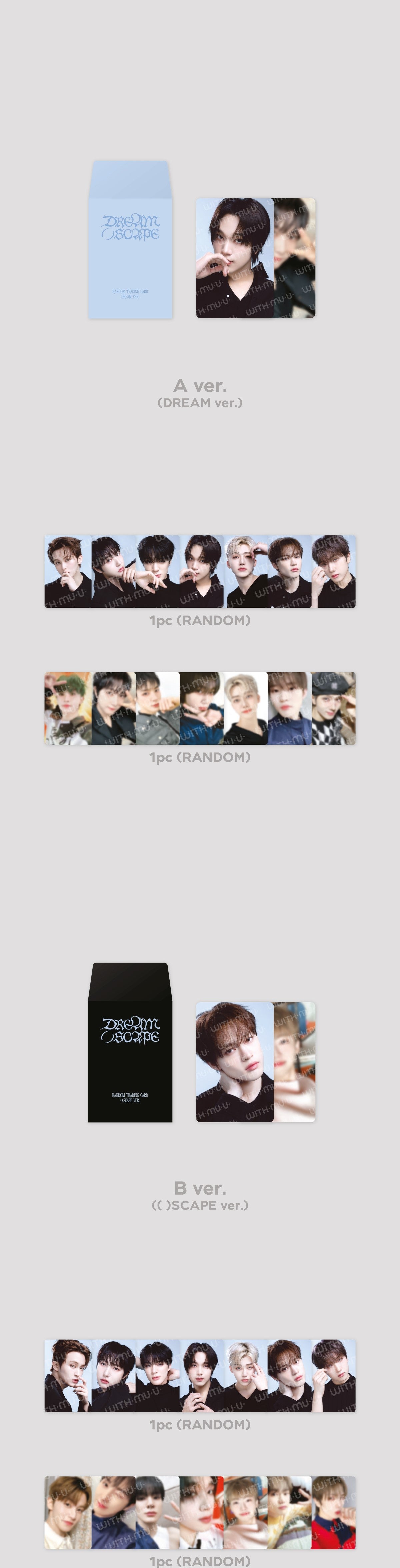 NCT DREAM - Random Trading Card Set [2024 DREAM( )SCAPE ZONE Official MD] gallery image 1