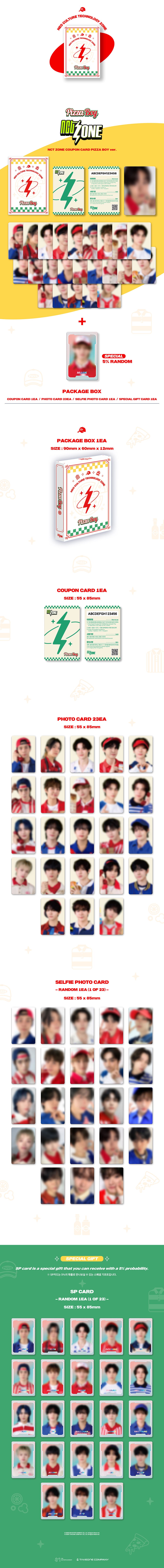 NCT - NCT ZONE Coupon Card [PIZZA BOY Ver.]
