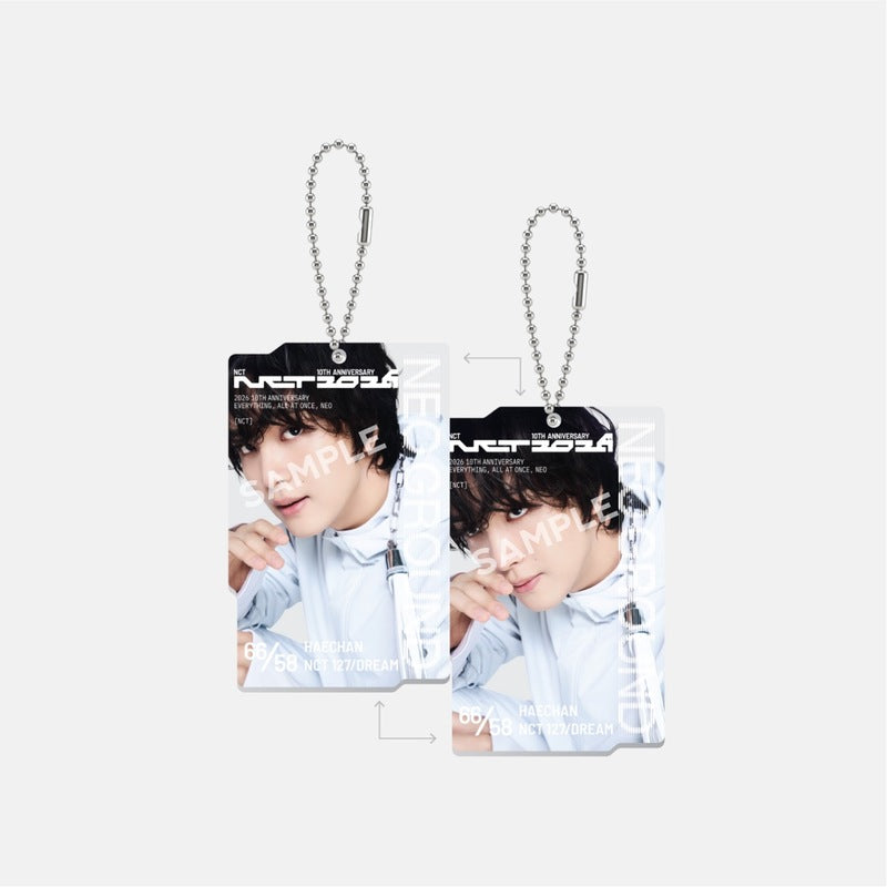 NCT Random Lenticular Acrylic Keyring NCT 10TH ANNIVERSARY NCT 2026 POP UP NEO GROUND - Main Image