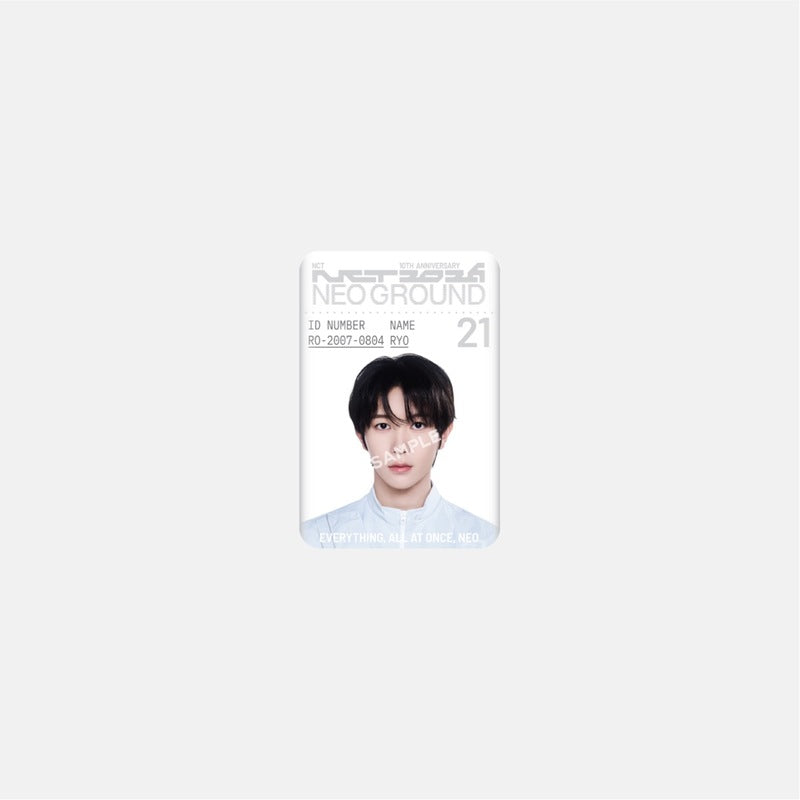 NCT Random Metal ID Badge NCT 10TH ANNIVERSARY NCT 2026 POP UP NEO GROUND - Main Image