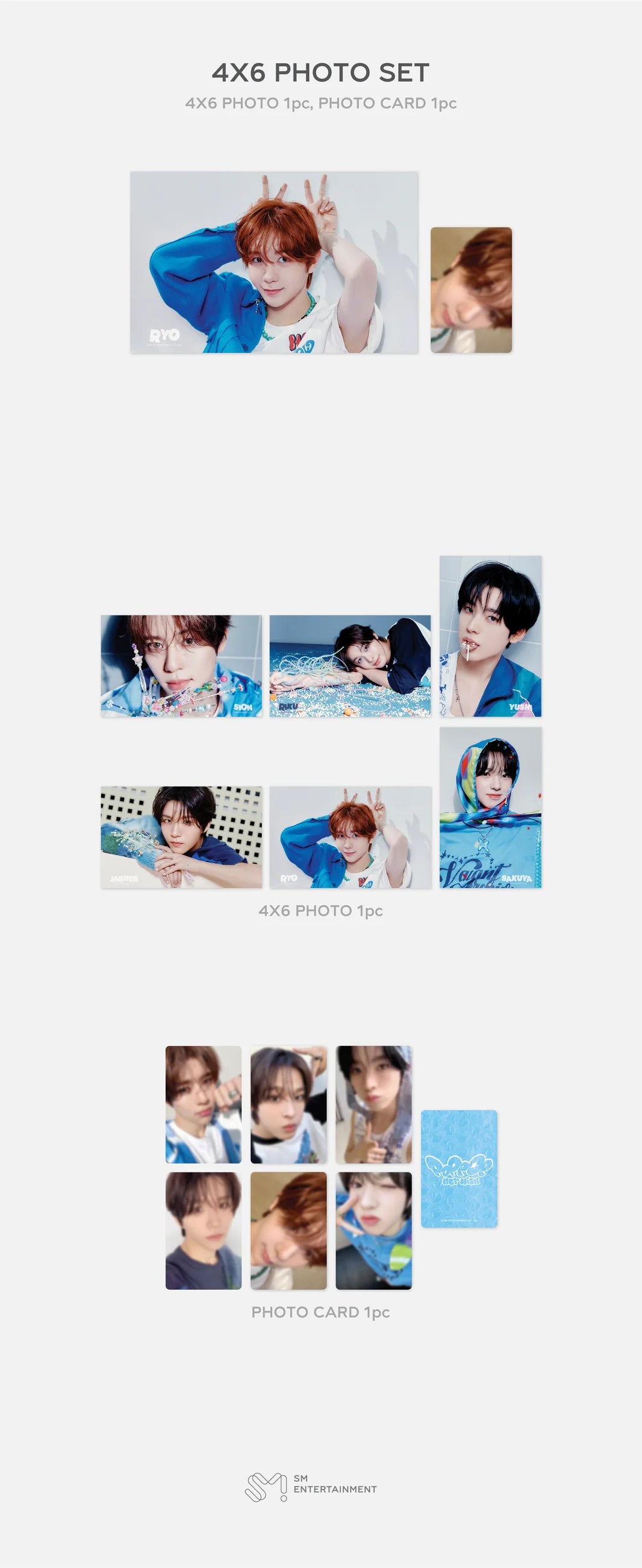 NCT WISH - 4x6 Photo Set [poppop Official MD] - K PLACE