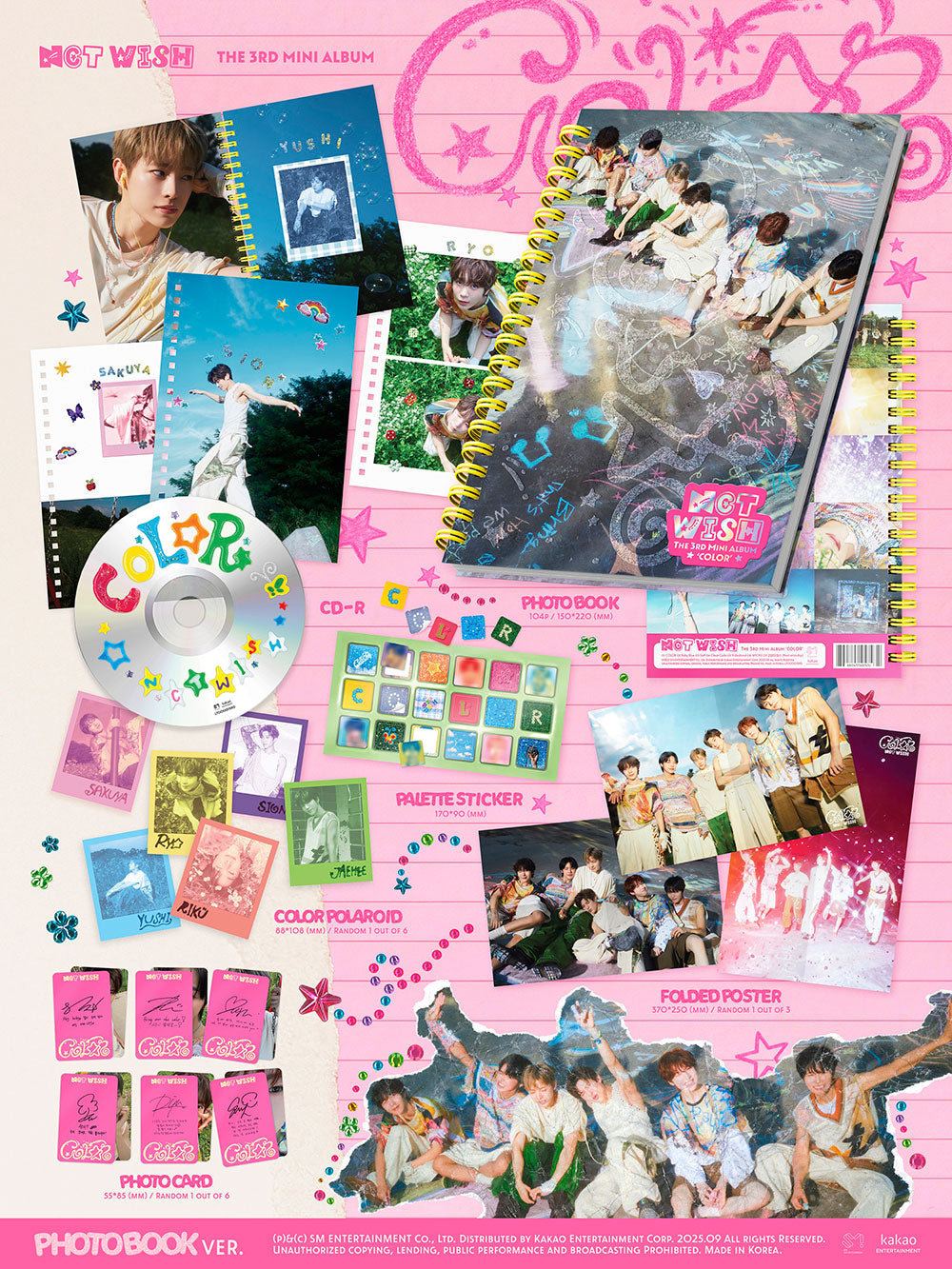 NCT WISH - COLOR [3rd Mini Album - Photobook Ver.] gallery image 1