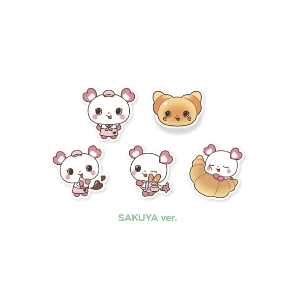 NCT WISH Deco Sticker Set WISH BAKERY Pop Up Official MD SAKUYA Ver - main image