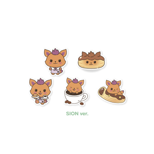 NCT WISH Deco Sticker Set WISH BAKERY Pop Up Official MD SION Ver - main image