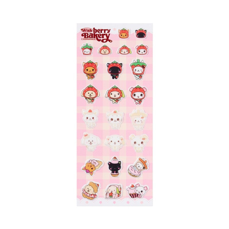 NCT WISH Fluffy Sticker Wishberry Bakery POP-UP Official MD - Main Image