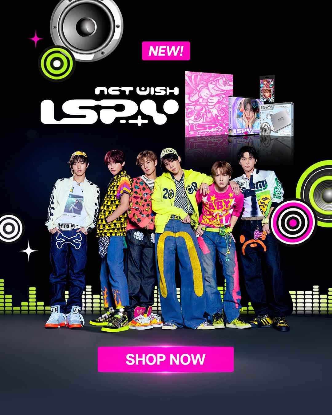 NCT WISH I SPY Album - Mobile Banner