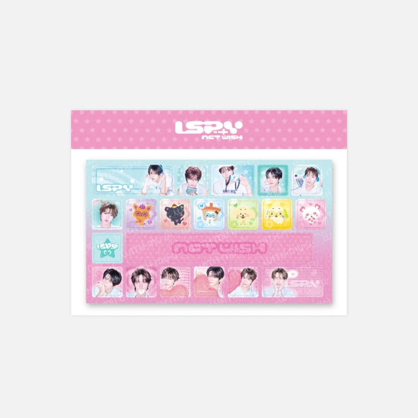 NCT WISH Keyboard Sticker WISH LAND POP-UP Official MD - main image