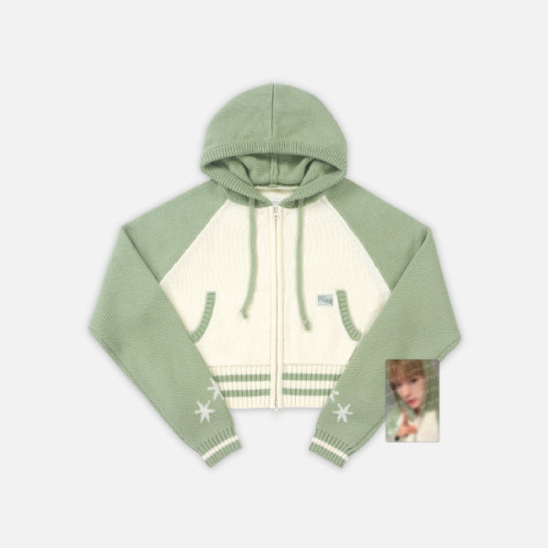 NCT WISH ソウルコン our wish ニットジップアップフーディ md nct-wish-knit-zip-up-hoodie-