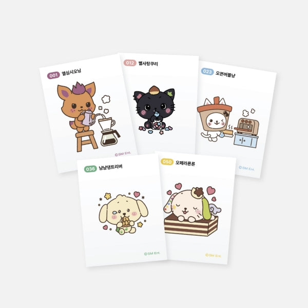 NCT WISH Random Ttibu Sticker Set  WISH BAKERY Pop Up Official MD - main image