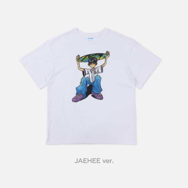 NCT WISH T Shirt Illustration Ver FIND YOUR COLOR POP UP Official MD - JAEHEE Version