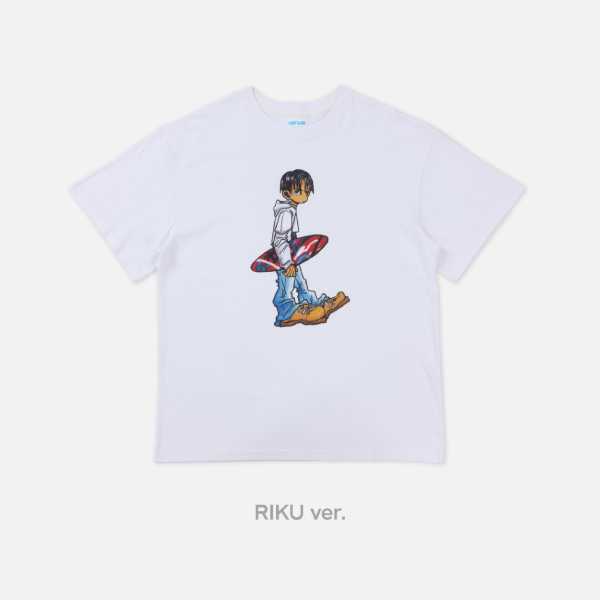 NCT WISH T Shirt Illustration Ver FIND YOUR COLOR POP UP Official MD - RIKU Version