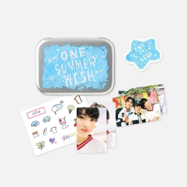 NCT WISH Tin Case Set 2025 NCT WISH The 1st Photo Exhibition ONE SUMMER WISH Official MD - main image