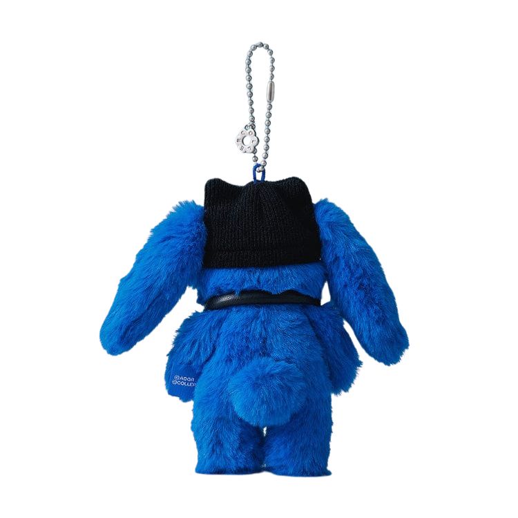 NewJeans Tide Blue Furry Bunny Plush Keyring NJ X COLLER - main image 3