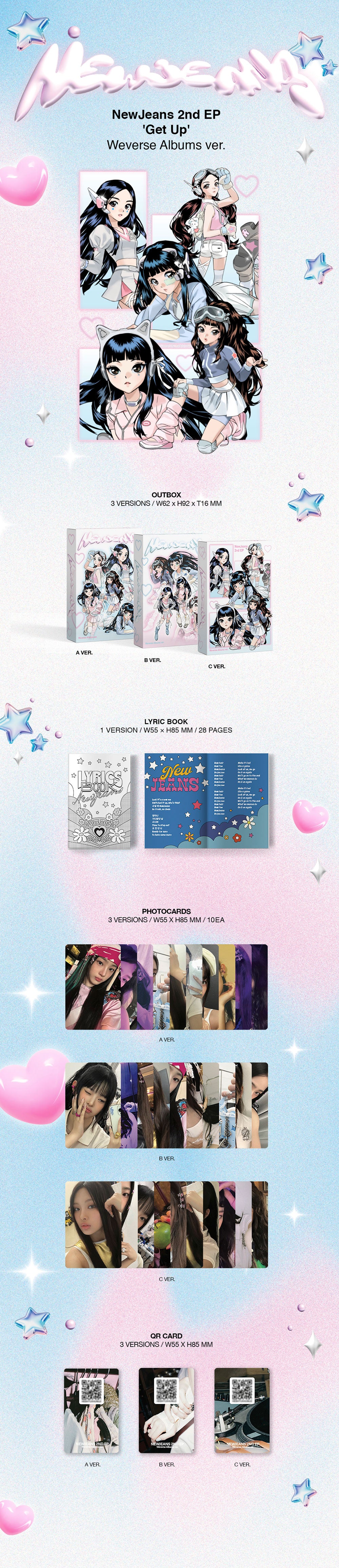 NewJeans - Get Up [2nd EP Album - Weverse Ver.]