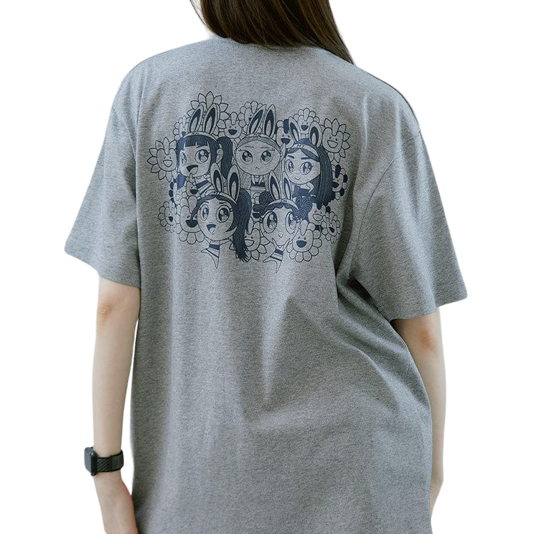 NewJeans - T-Shirt (Melange Gray) [NJ x MURAKAMI] - K PLACE