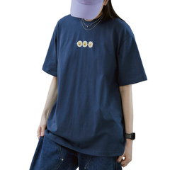 NewJeans x MURAKAMI Tシャツ NAVY Lサイズ NewJeans x MURAKAMI T-SHIRTS (NAVY) – LINE FRIENDS SQUARE