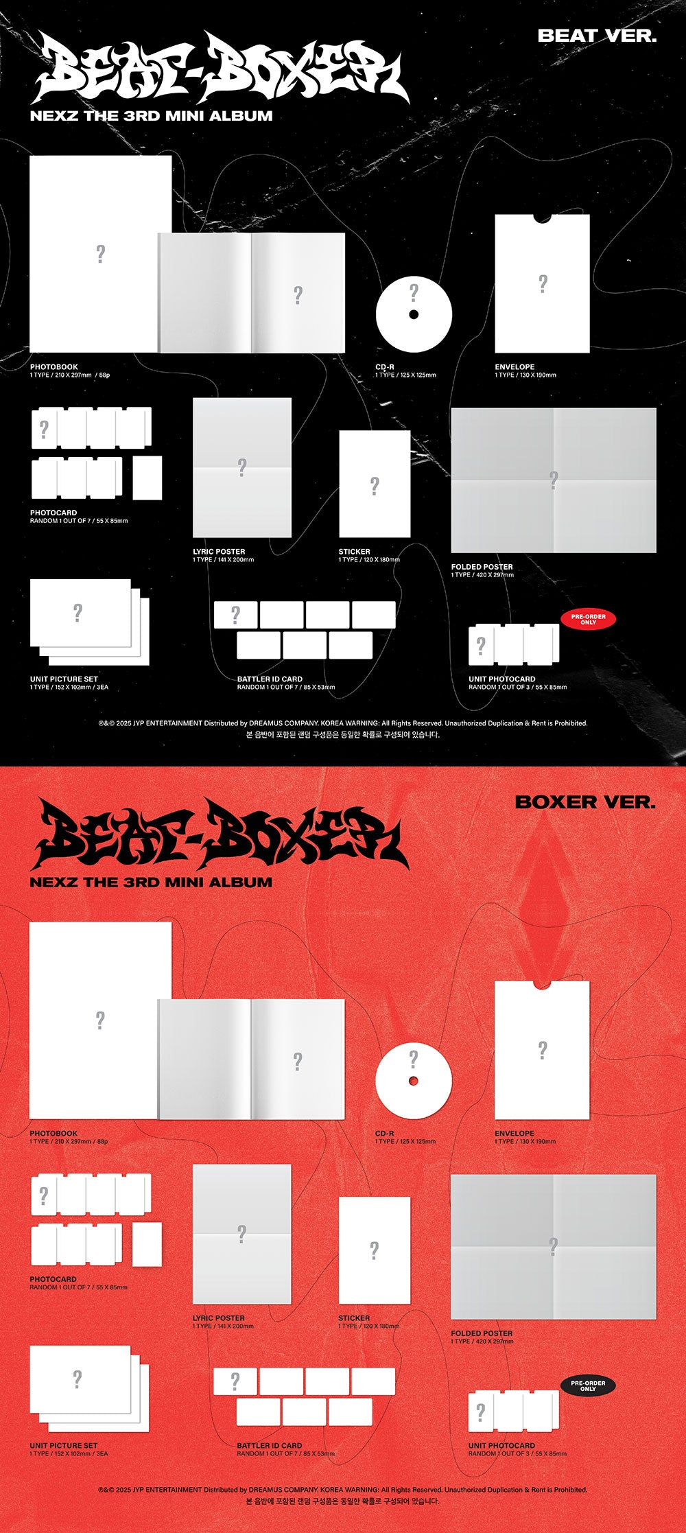 [PRE-ORDER] NEXZ - Beat-Boxer [3rd Mini Album]