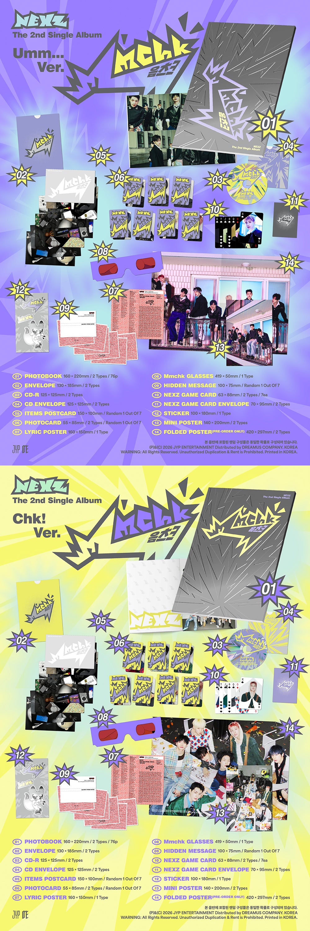 NEXZ - Mmchk [2nd Single Album] - K PLACE