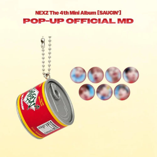 NEXZ Sauce Can Keyring SAUCIN POP-UP Official MD - Main Image
