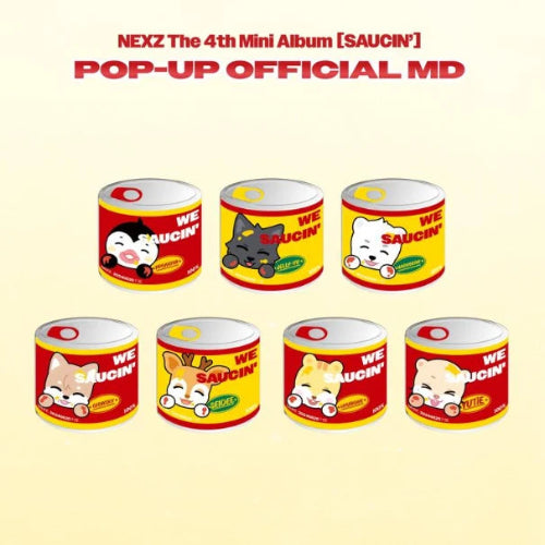 NEXZ Sauce Can Pin-Button SAUCIN POP-UP Official MD - Main Image