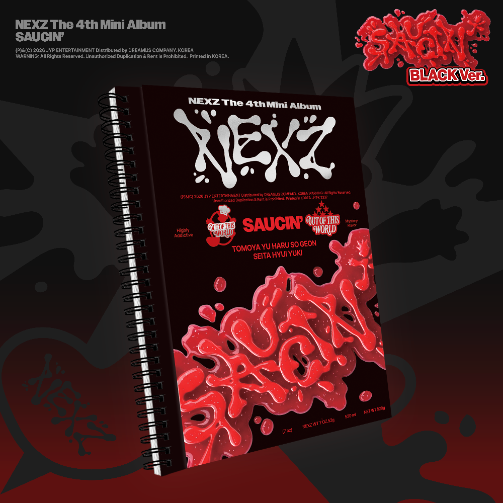 NEXZ SAUCIN 4th Mini Album hello82 Exclusive Ver - BLACK Ver - Main Image