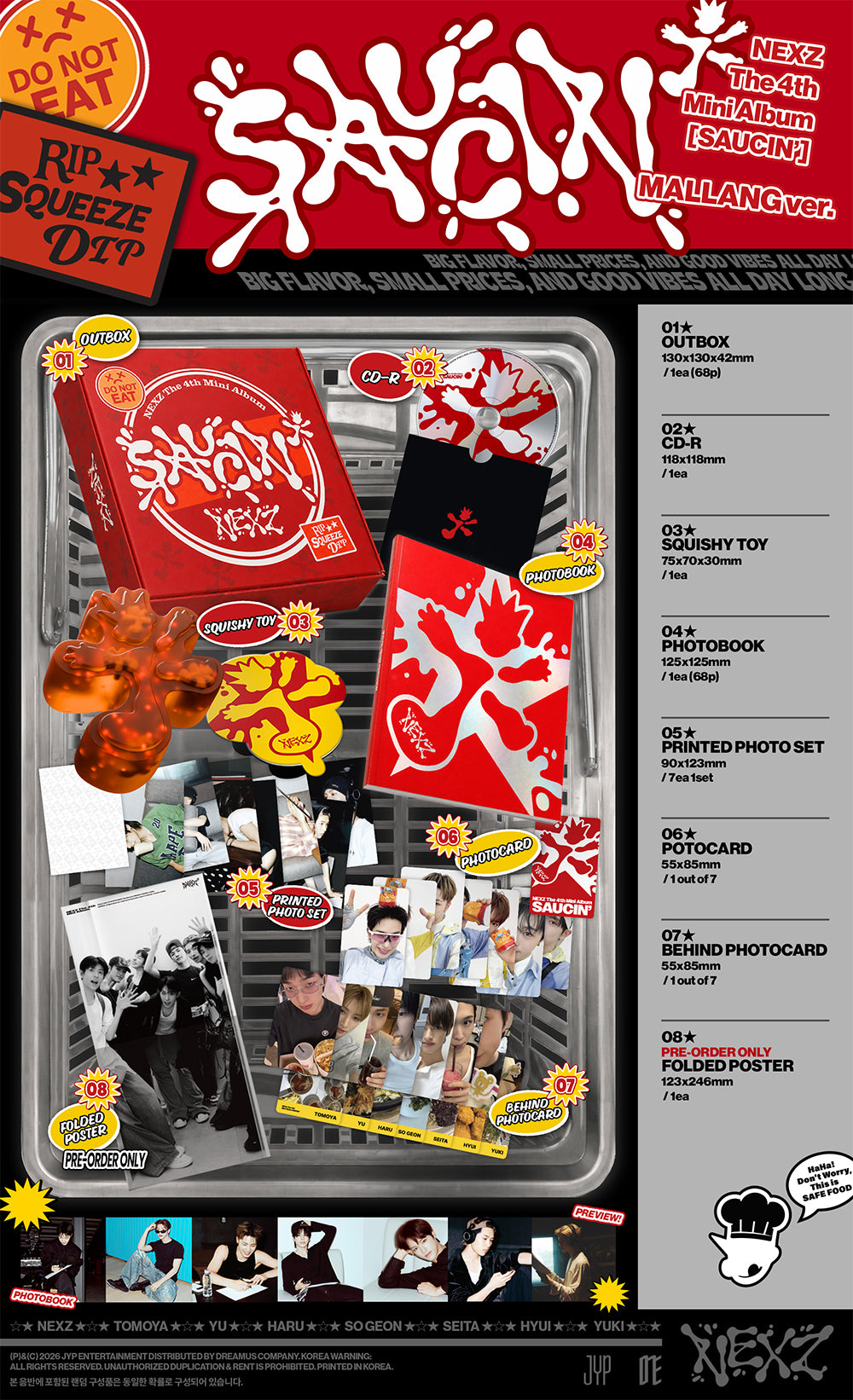 NEXZ - SAUCIN' [4th Mini Album - MALLANG Ver.] gallery image 1