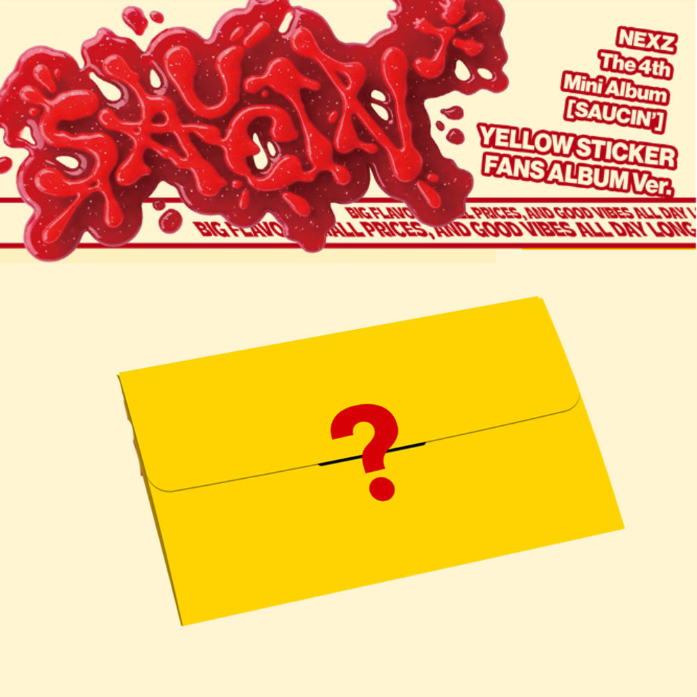 NEXZ SAUCIN 4th Mini Album STICKER FANS ALBUM Ver - Yellow Ver - main image