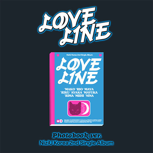 NiziU LOVE LINE 2nd Single Album Photobook Ver - main image
