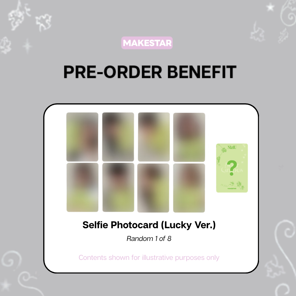NiziU Sour Grapes 1st KR Mini Album Grape Charm Ver - MAKESTAR POBs