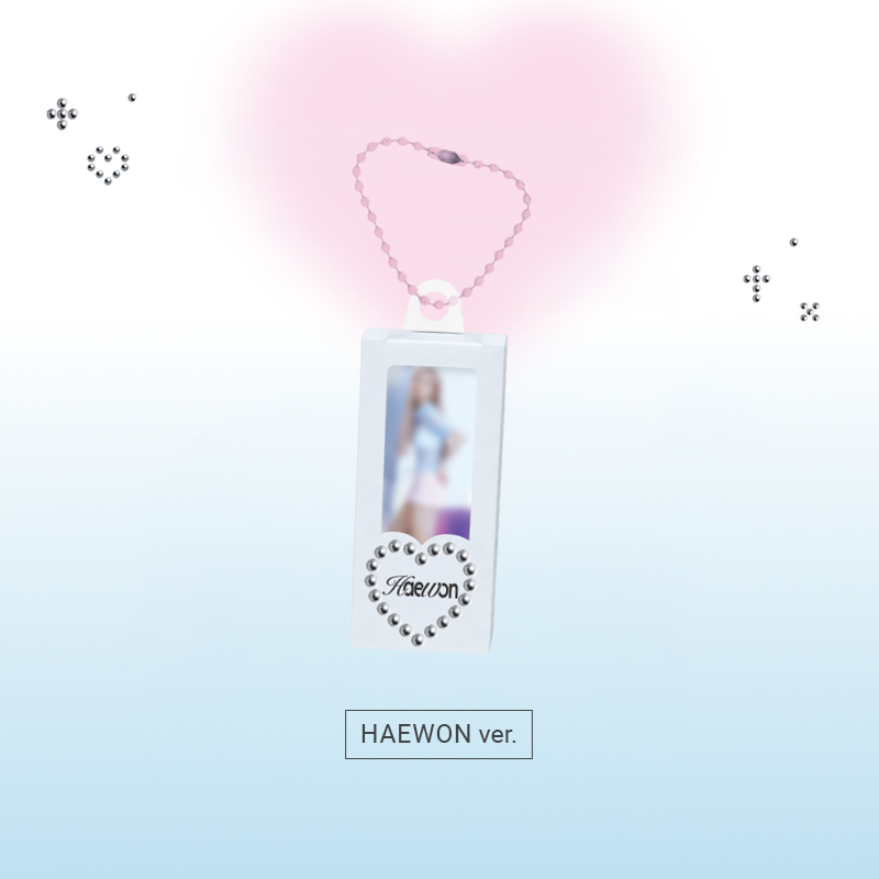 NMIXX Acrylic Miniature Keyring Heavy Serenade POP UP Official MD - HAEWON Ver - Main Image