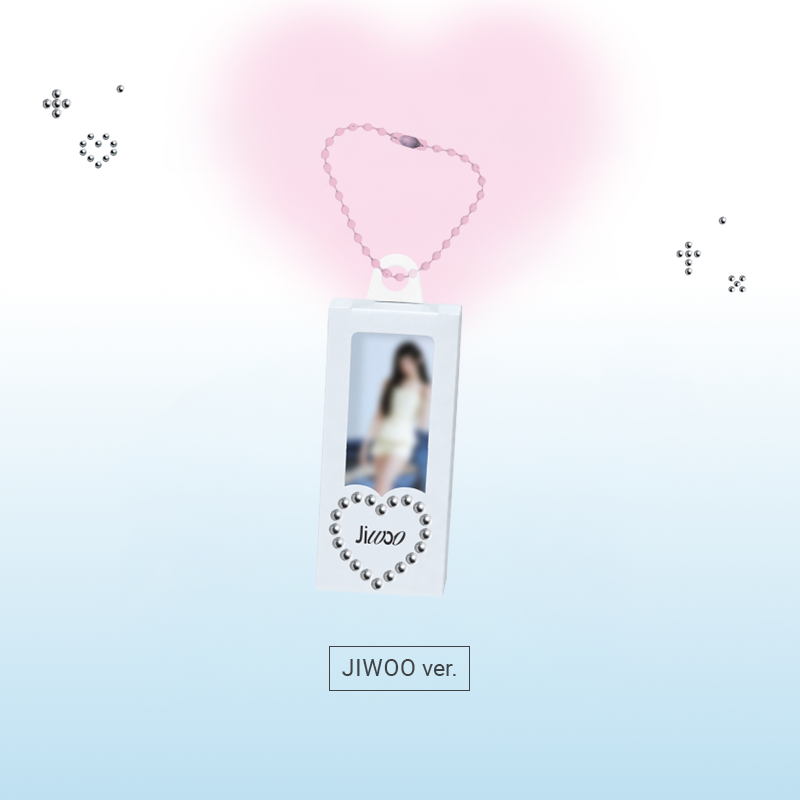 NMIXX Acrylic Miniature Keyring Heavy Serenade POP UP Official MD - JIWOO Ver - Main Image