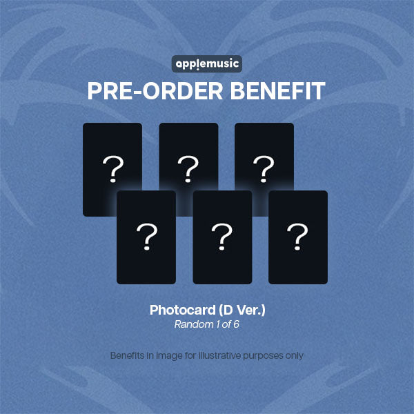 NMIXX Blue Valentine 1st Album Platform POCA Ver - Apple Music POBs