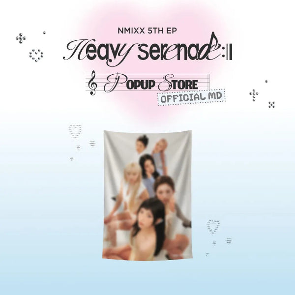 NMIXX Chiffon Fabric Poster Heavy Serenade POP UP Official MD - main image