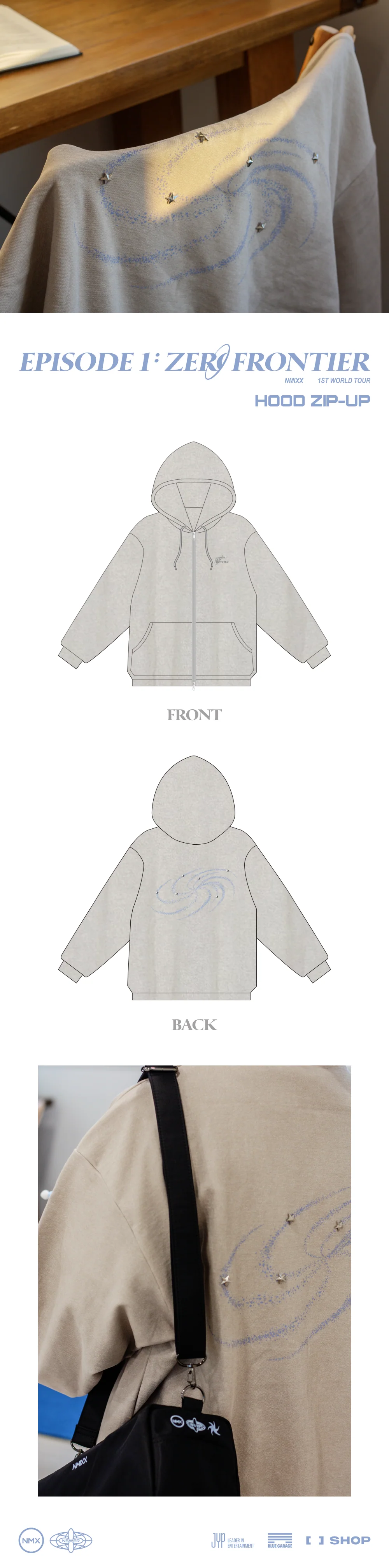 アイドル NMIXX Hood Zip-Up 1st WORLD TOUR NMIXX - Hood Zip-Up ['EPISODE 1: ZERO FRONTIER' 1ST WORLD TOUR IN