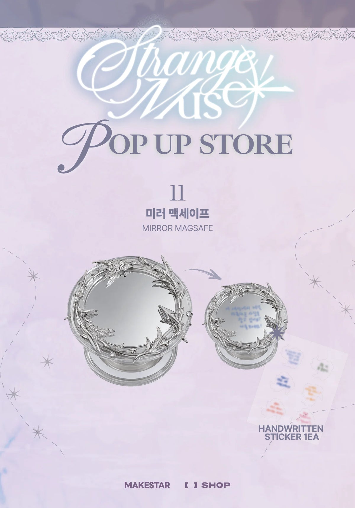 [PRE-ORDER] NMIXX - Mirror Magsafe ['Strange Muse' POP-UP Official MD] gallery image 1